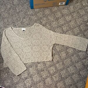 Universal Thread | Crop Top | Beige | Crochet | Beach | Boho